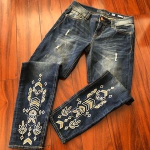 Miss Me Ankle Skinny Jeans Size 27